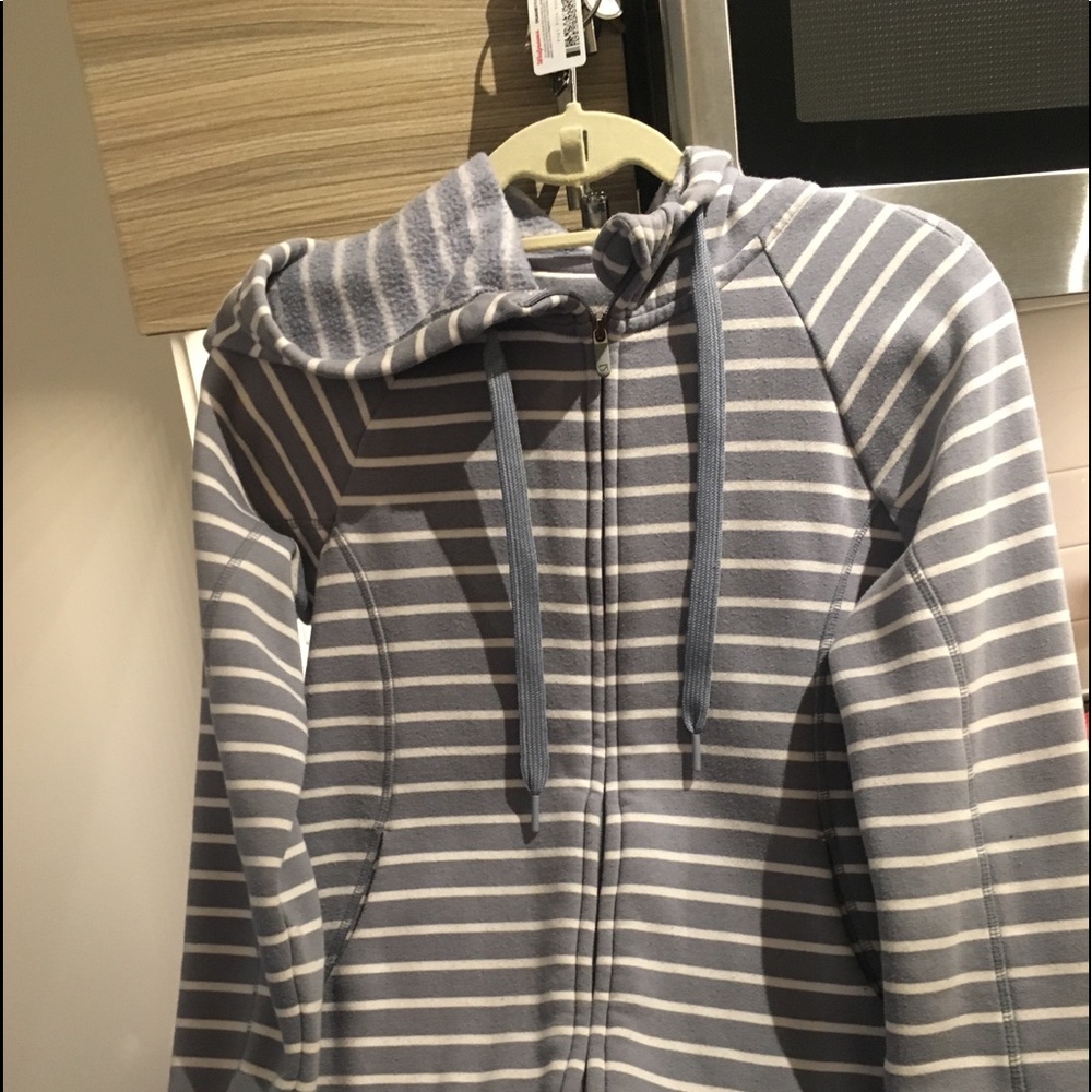 Gap -heavy Cotton Lavender and White Hoodie